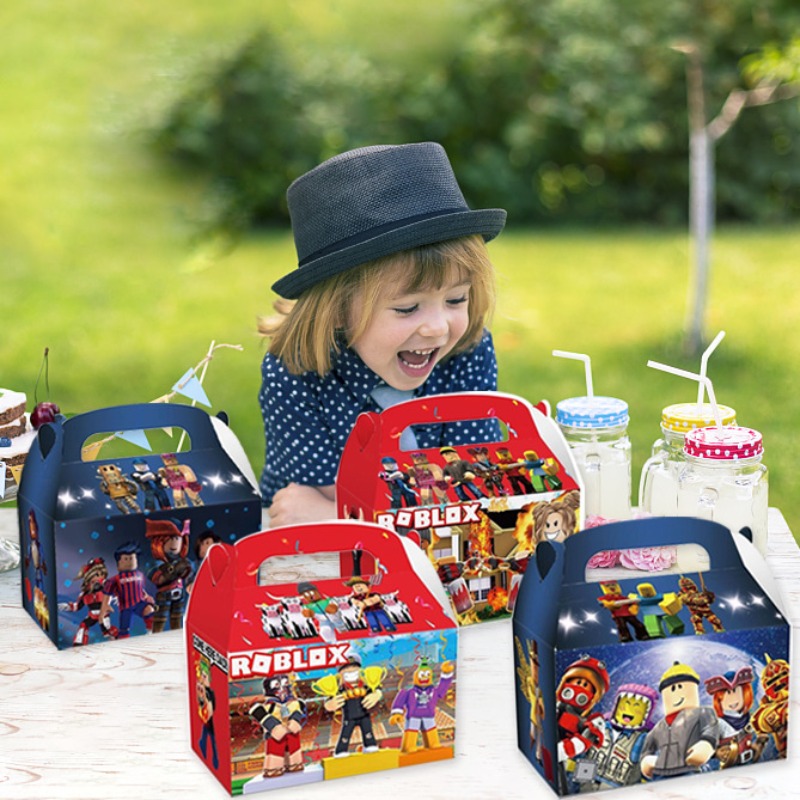 Party Favor Bag - Roblox Game Perifere Cartoon Party Verjaardagscadeauboxen