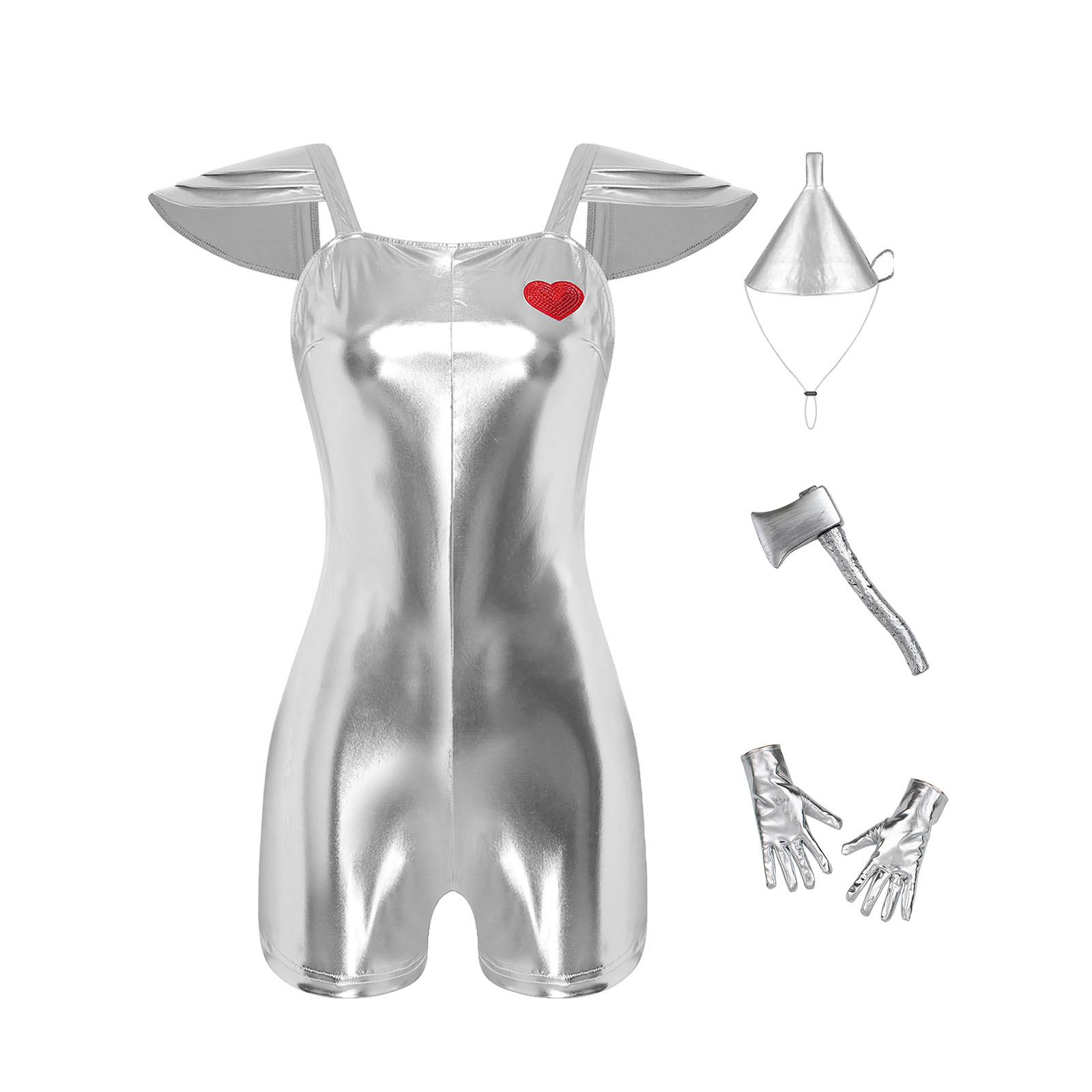 Dames Glanzende Metallic Jumps - Party Hat Cone recensie en prijs