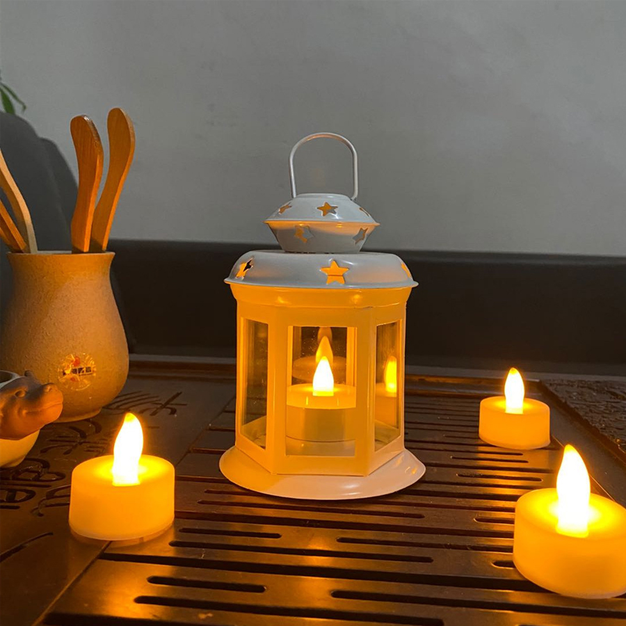 Hangende kaarslamp ornament gl - Neon Sign Party recensie en prijs