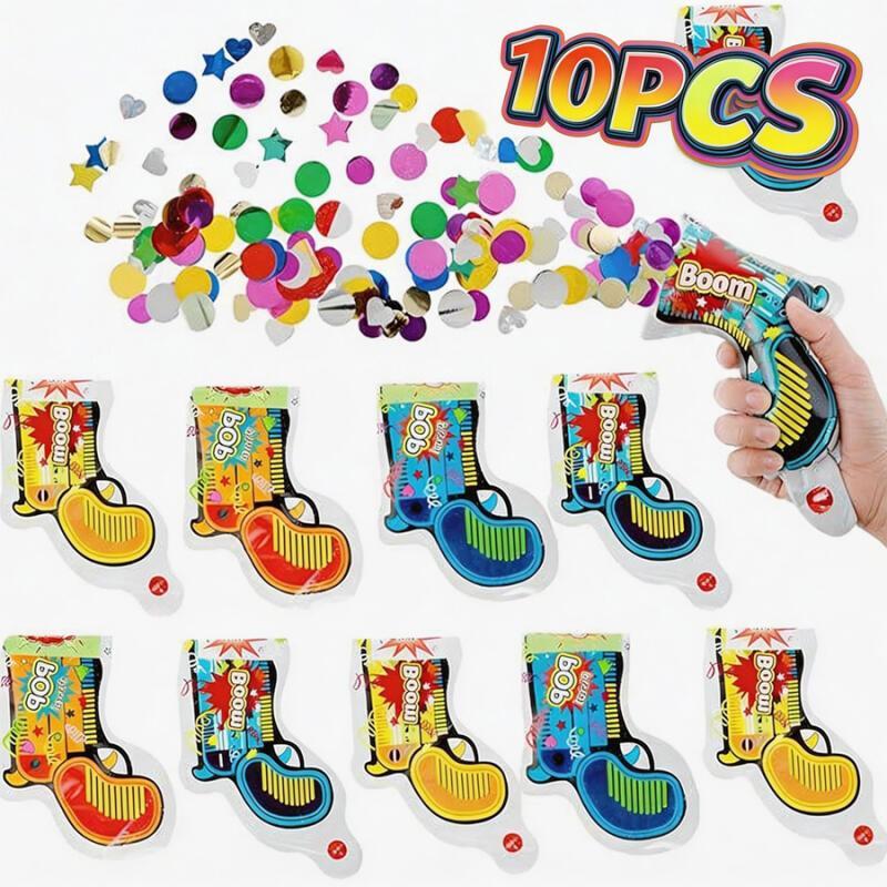 10 stuks opblaasbare confettik - Confetti Cannon Tube recensie en prijs