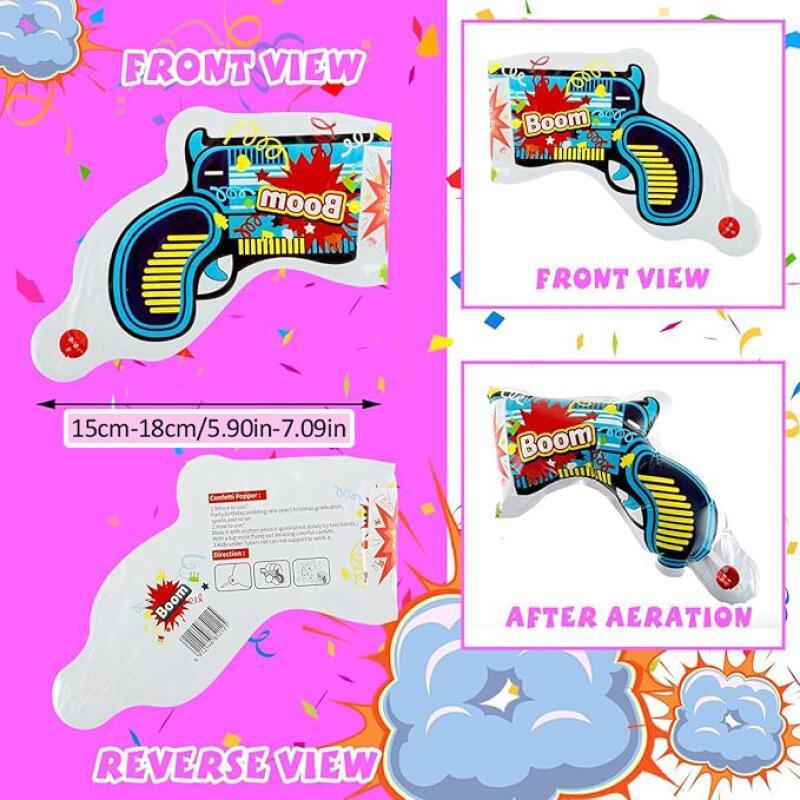 10 stuks opblaasbare confettik - Confetti Cannon Tube recensie en prijs