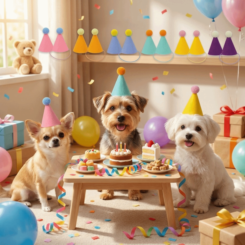 6/12/24 stuks schattige huisdi - Party Hat Cone recensie en prijs